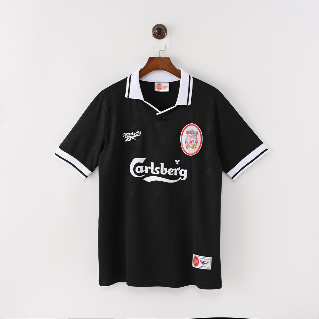 1996-97 Liverpool Black Third Away Jersey