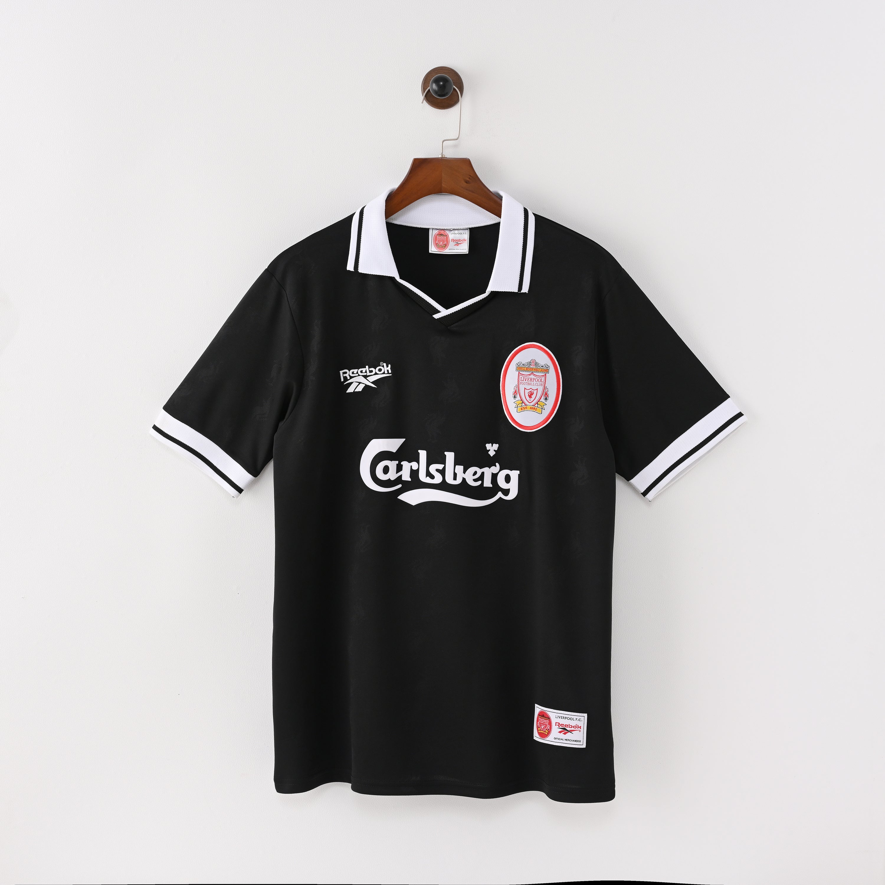 1996-97 Liverpool Black Third Away Jersey